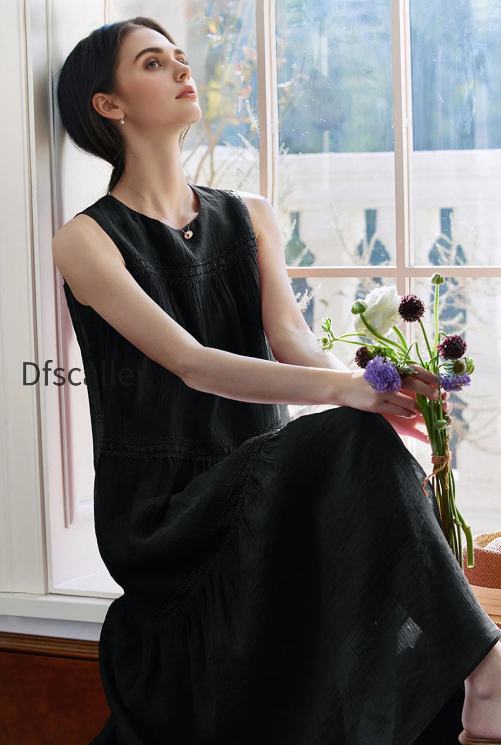 blue-tiered-sleeveless-tank-midi-dress-with-embroidered-detail