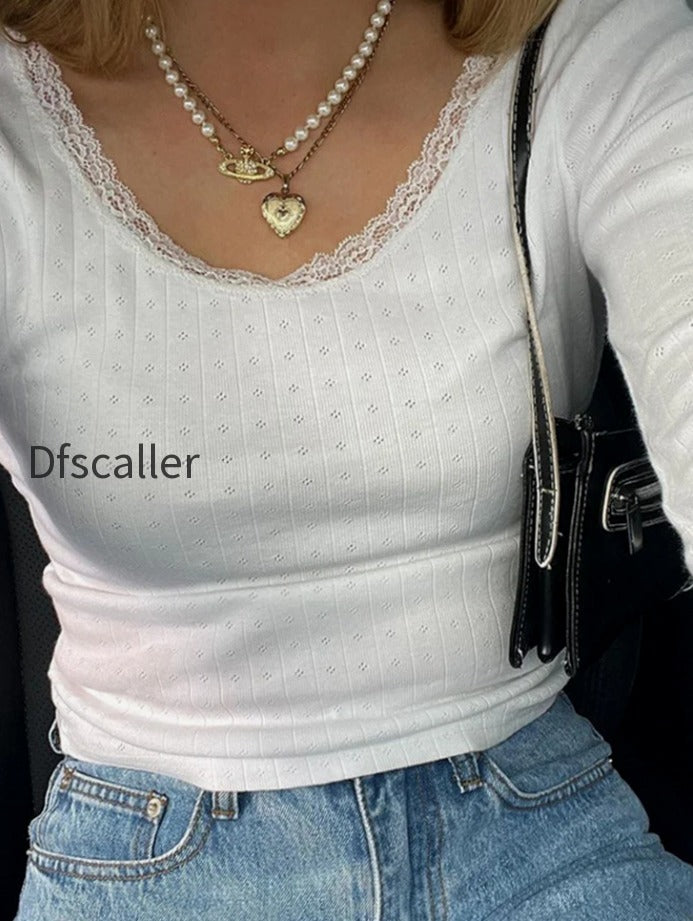 fairycore-vintage-ribbed-knitted-cute-white-casual-t-shirts