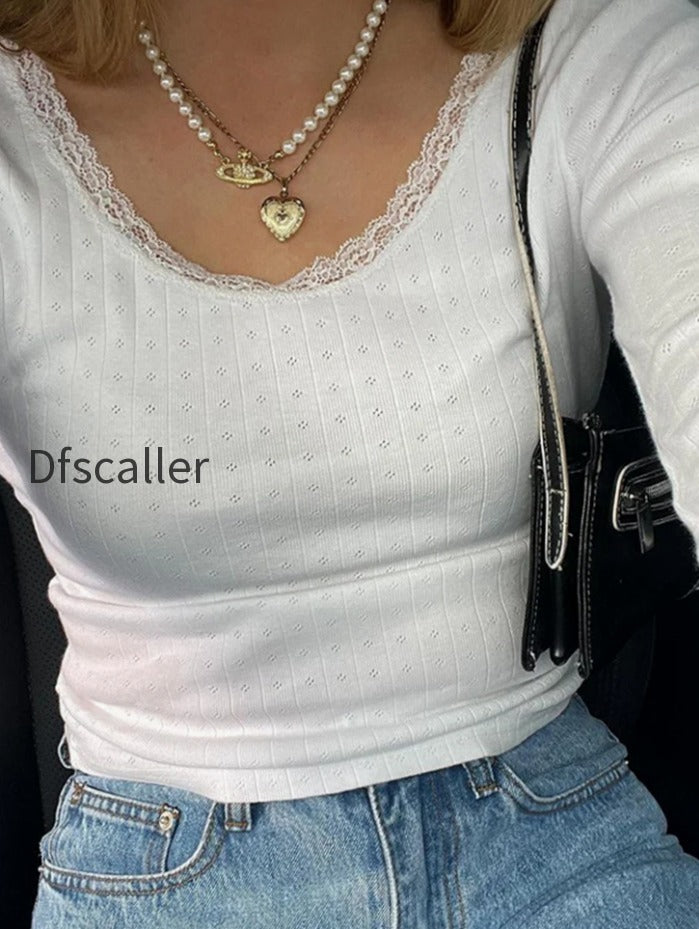 fairycore-vintage-ribbed-knitted-cute-white-casual-t-shirts