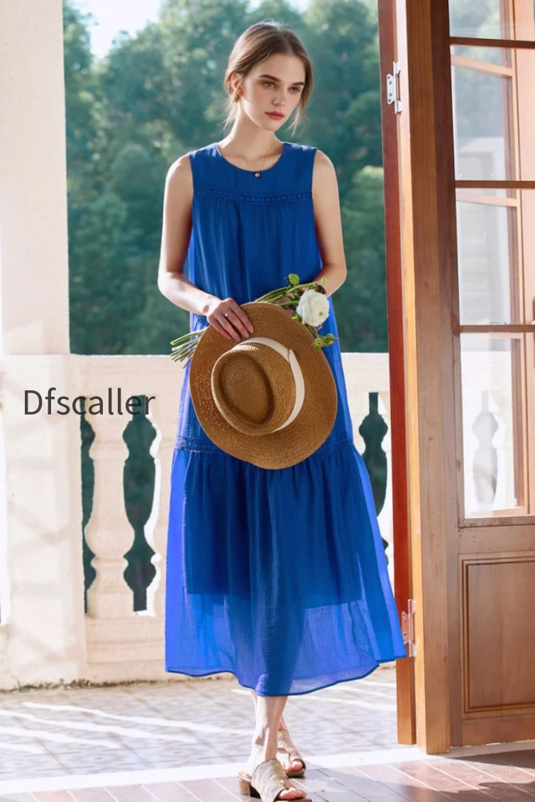 blue-tiered-sleeveless-tank-midi-dress-with-embroidered-detail